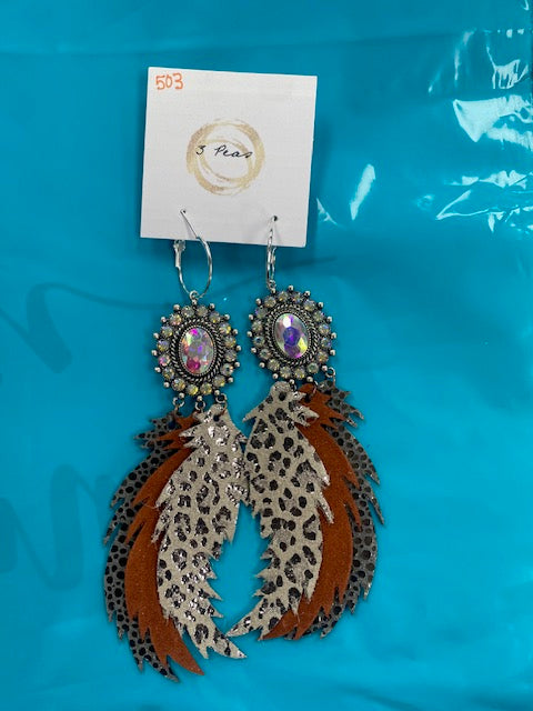 $25 3 Peas Fall Earrings