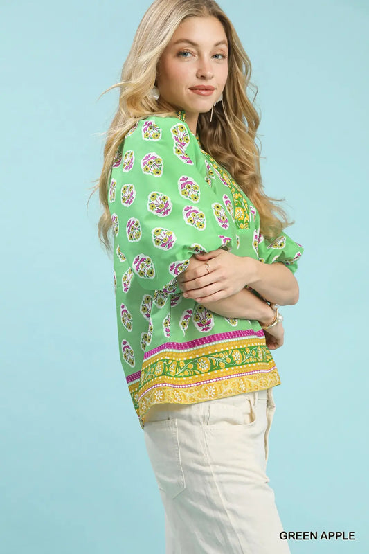 Green Apple Mix Top