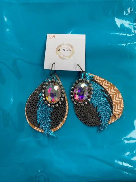 $22 3 Peas Fall Earrings