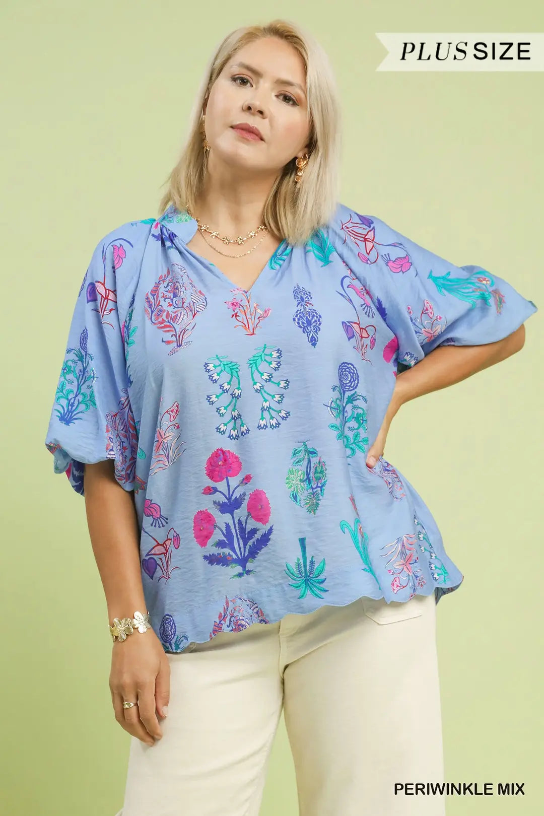 Periwinkle Mix Top