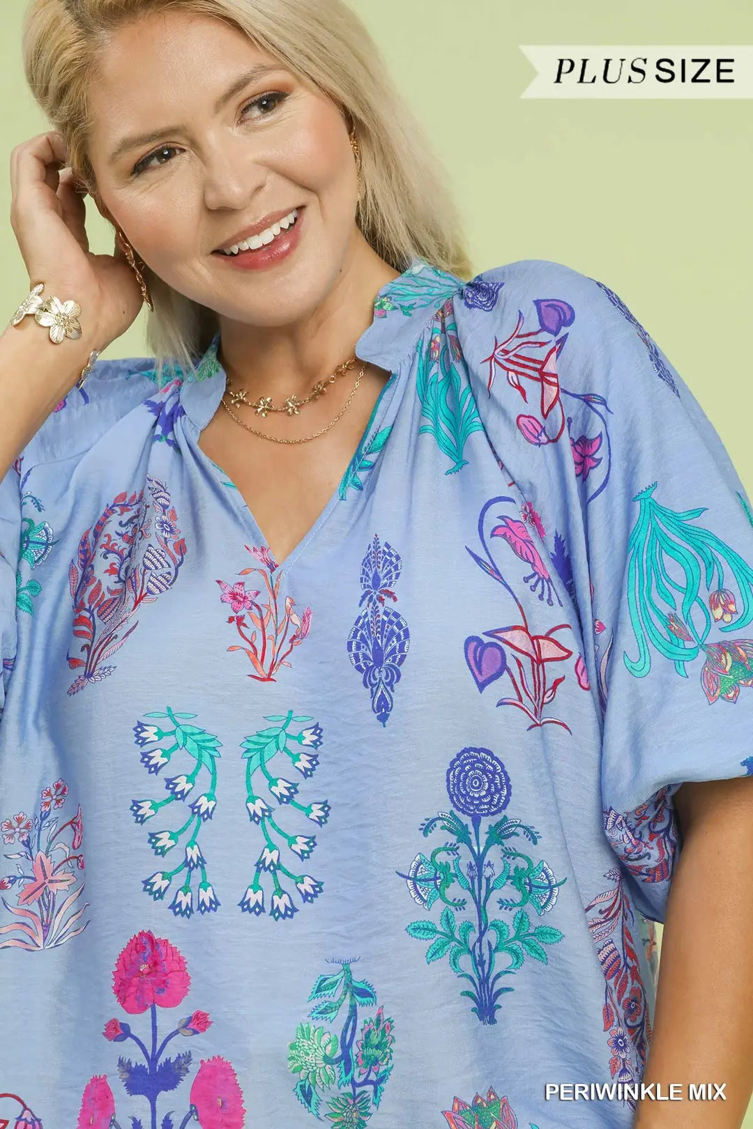 Periwinkle Mix Top