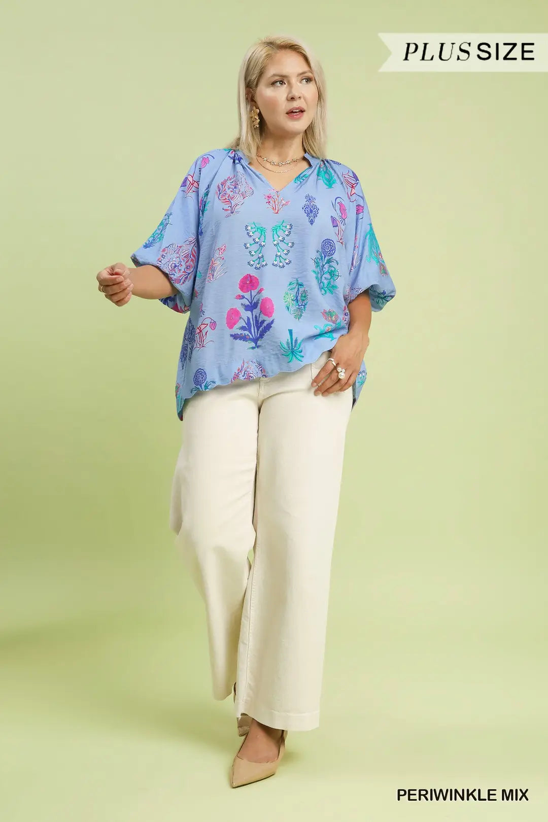Periwinkle Mix Top