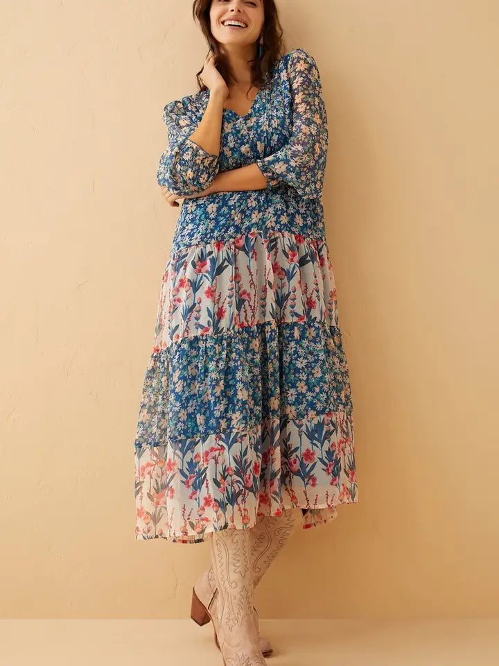 Cora Kaye Drop Waist Dress