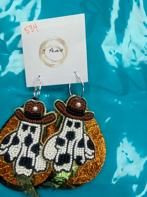 $22 3 Peas Fall Earrings