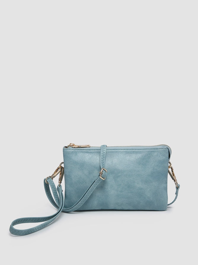 Wristlet Crossbody 3-Compartment Purse