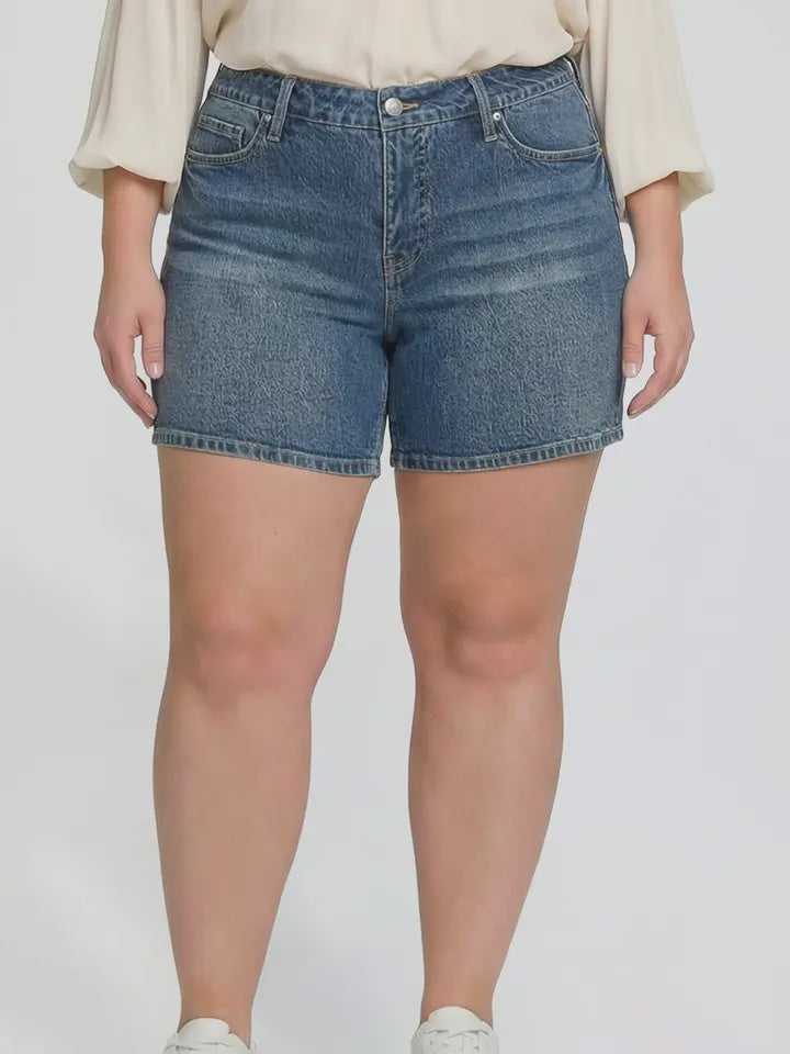 Missy Plus High Rise Shorts
