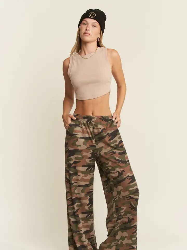 Army Camo Wide Pant
