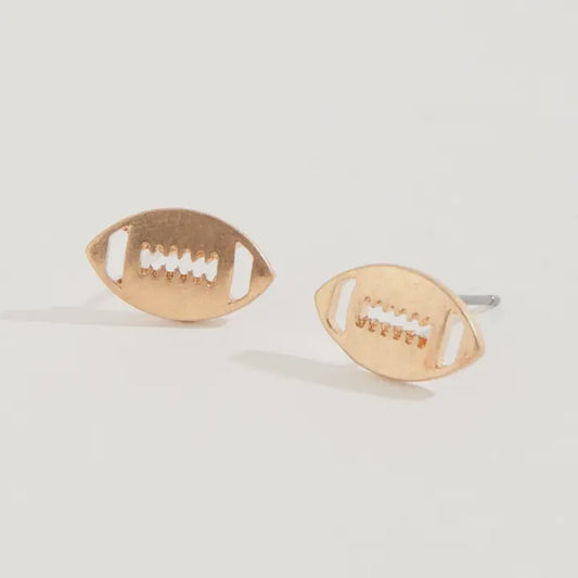 Football Stud Earring