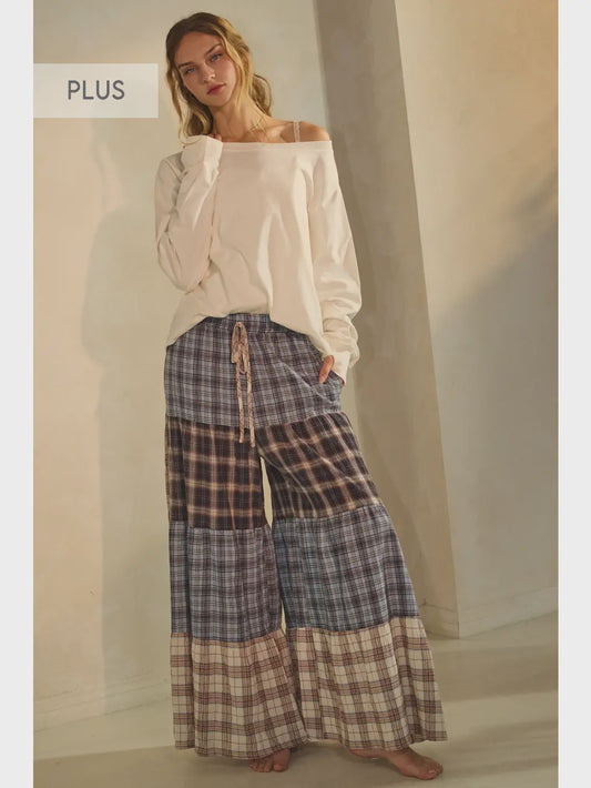Patchwork Plus Pant
