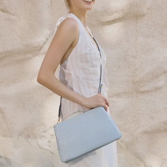 Hallie Faux Woven Compartment