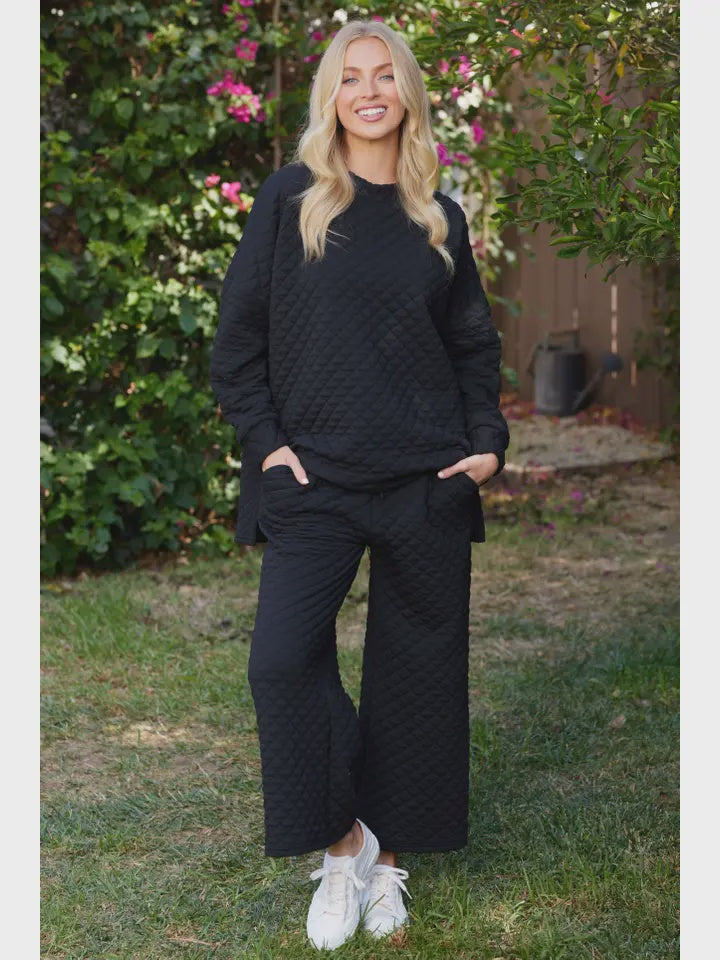 Quilted Warm Matching Set