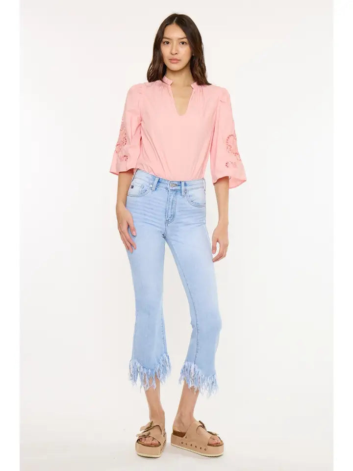 High Rise Scarecrow  Crop  Jean