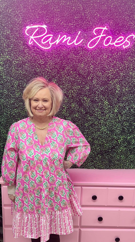 Pink Pace Tunic Dress