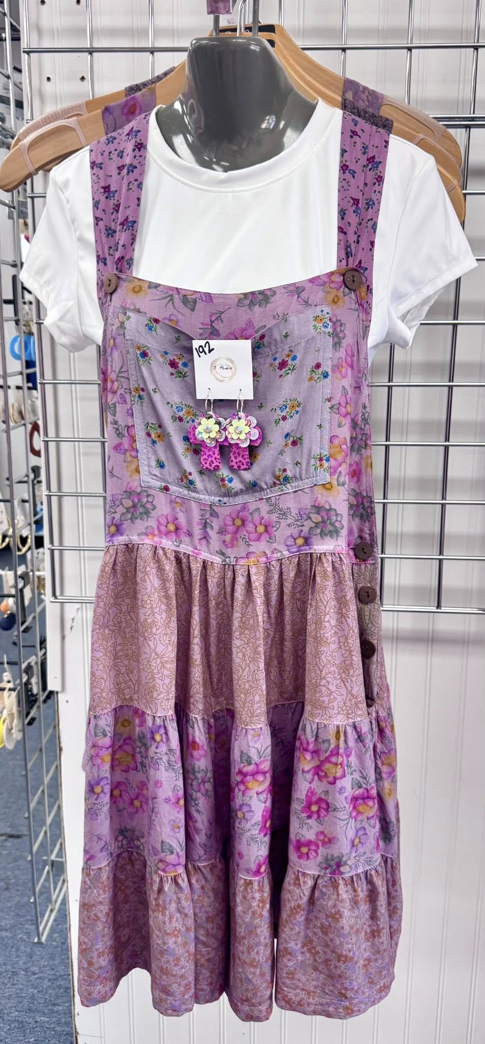 Patchwork Mini Jumper Skort