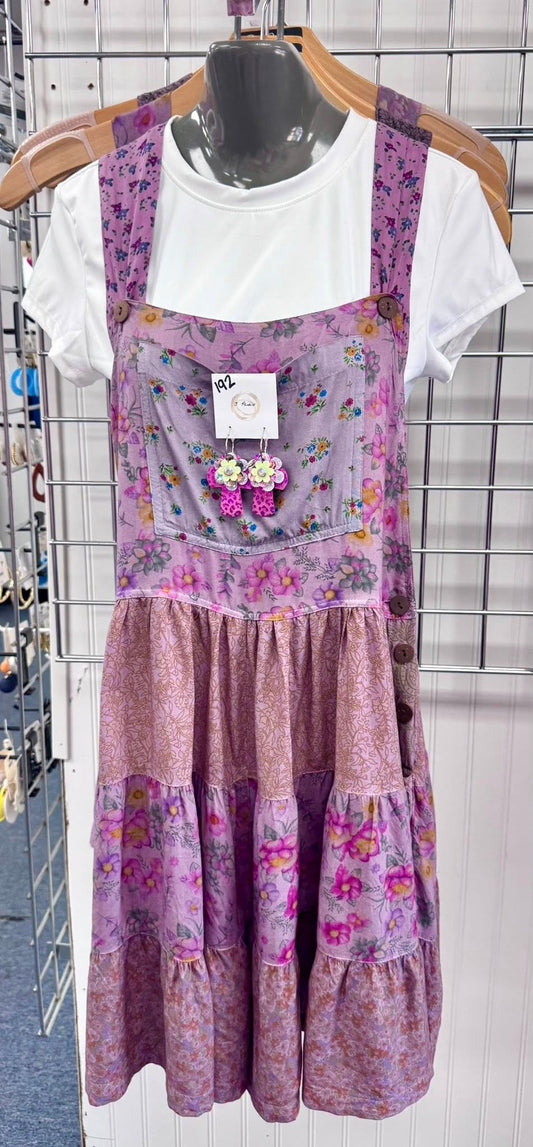 Patchwork Mini Jumper Skort