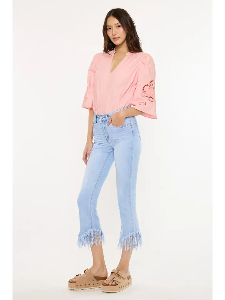 High Rise Scarecrow  Crop  Jean