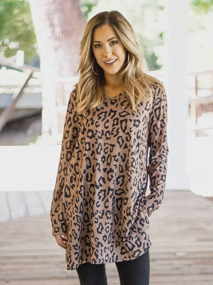 Animal Split Hem Rory Tunic