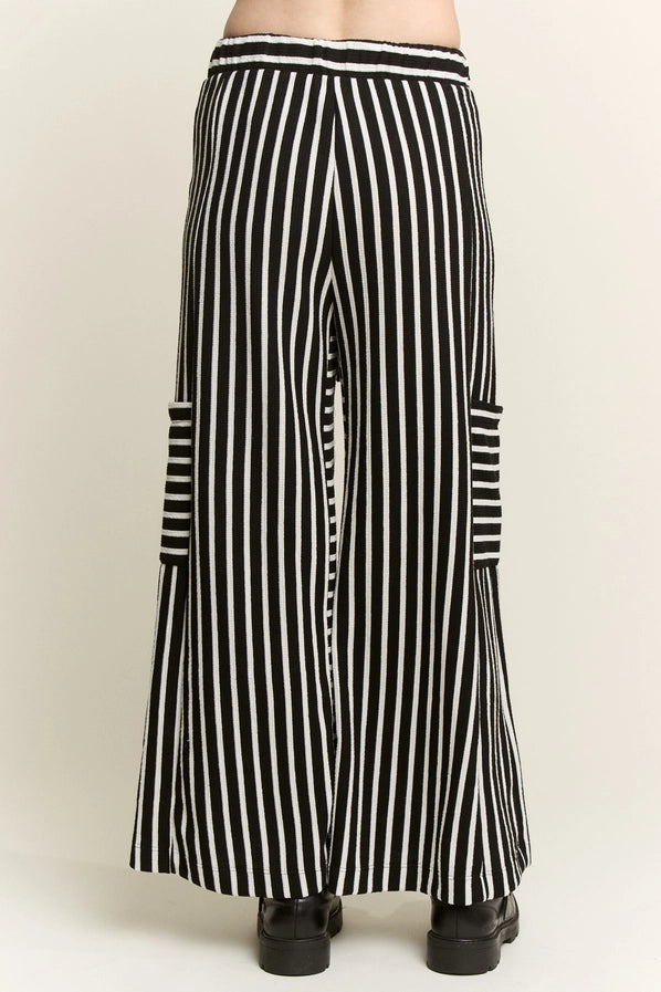 Stripe Wide Leg  Pants