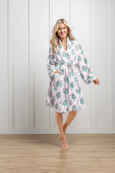 Block Print Robe
