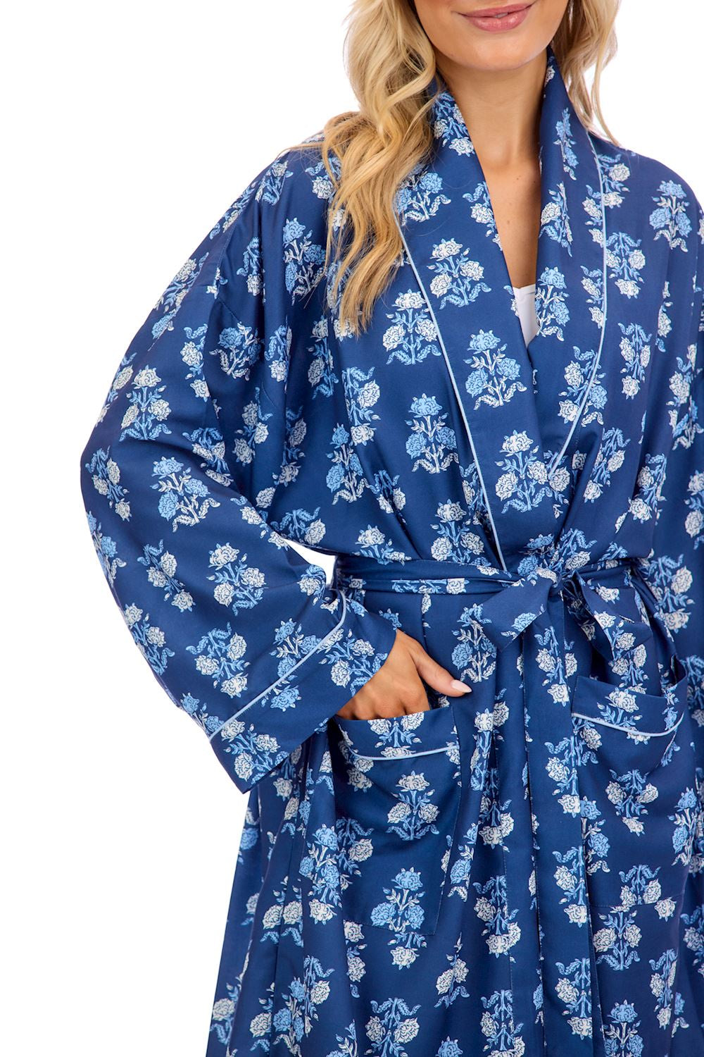 Block Print Robe