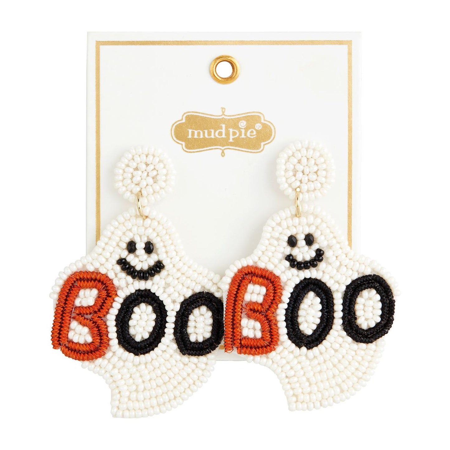 Beaded Halloween earrings