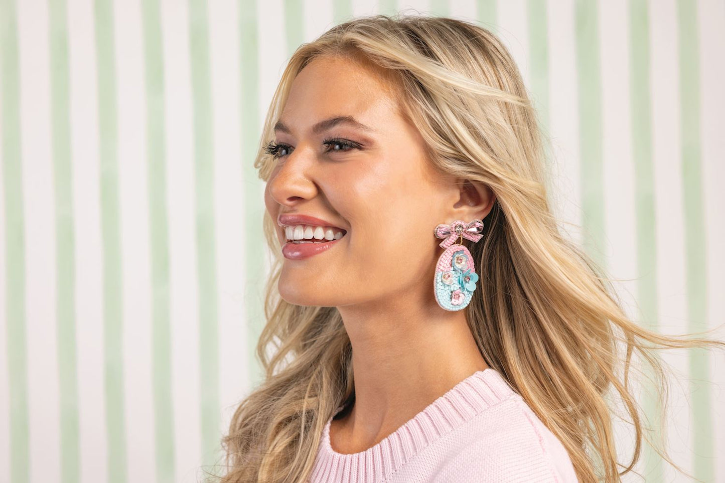Easter Beaded Earrings