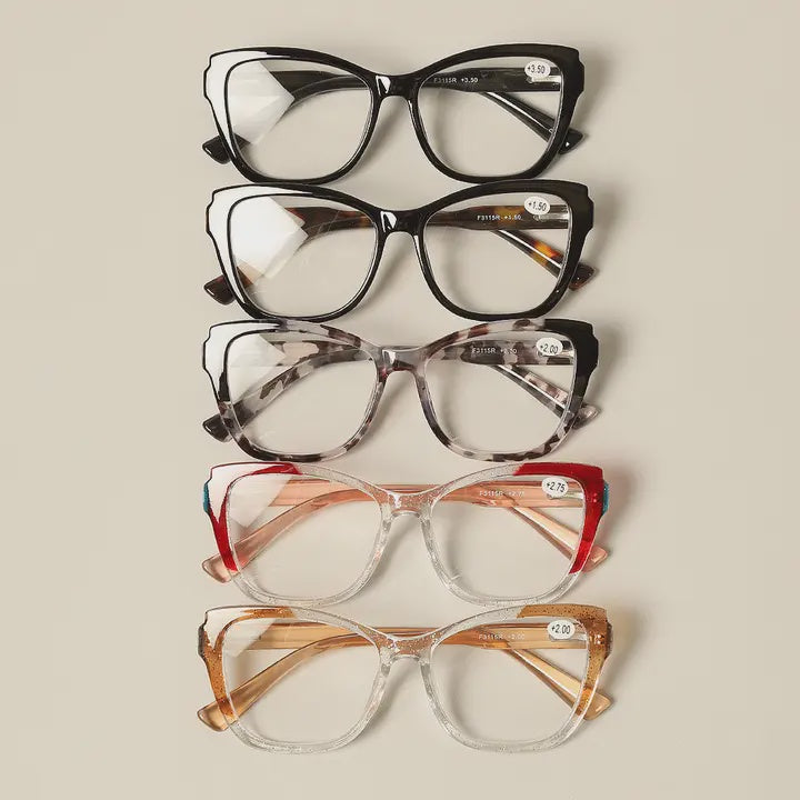 Pattern Square Reading Glasses