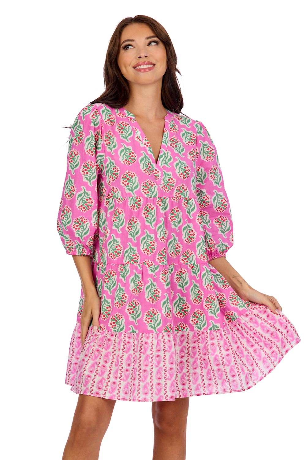 Pink Pace Tunic Dress