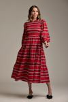 Walton Plaid Midi Dress