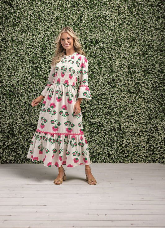 Elle Smocked Maxi Dress