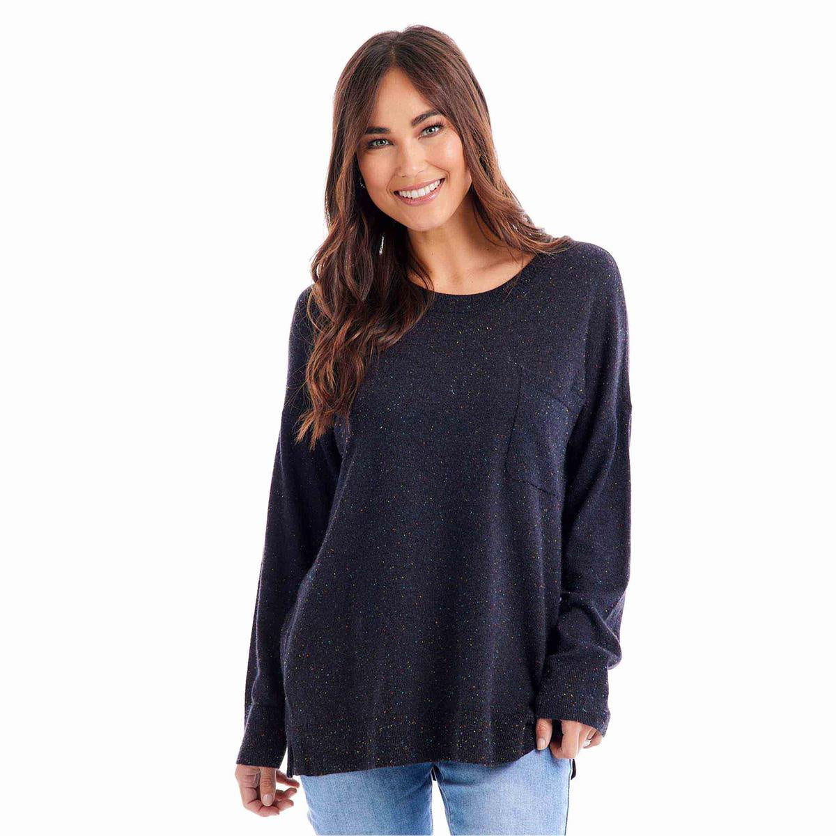 Penn Black Knit Top