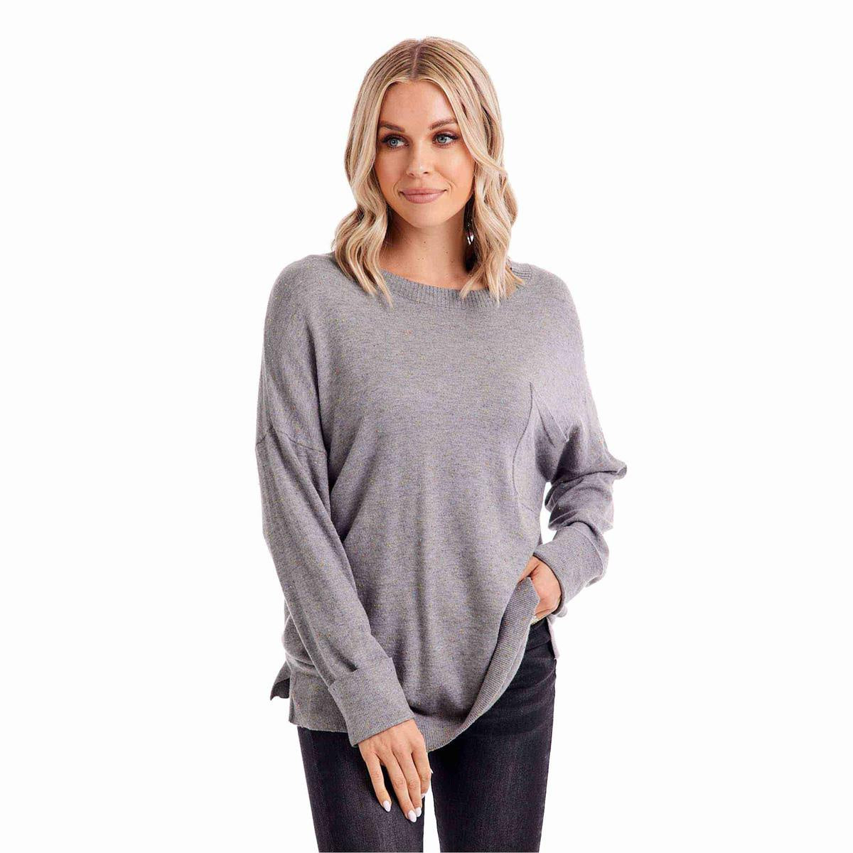 Penn Lightweight Grey Sweater