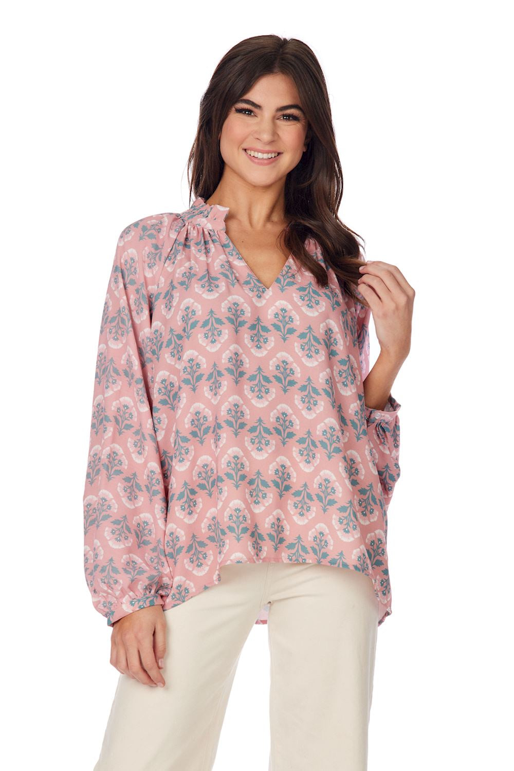 Warren Blush Rose Blouse