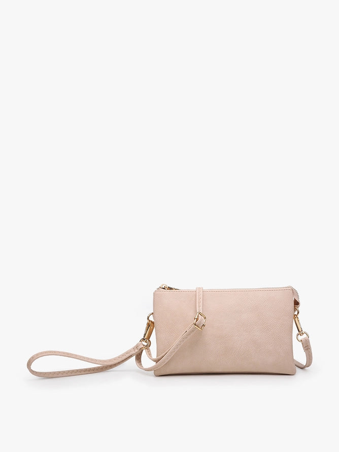 Wristlet Crossbody 3-Compartment Purse