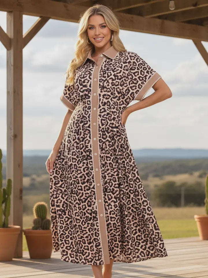 Leopard Midi Dress