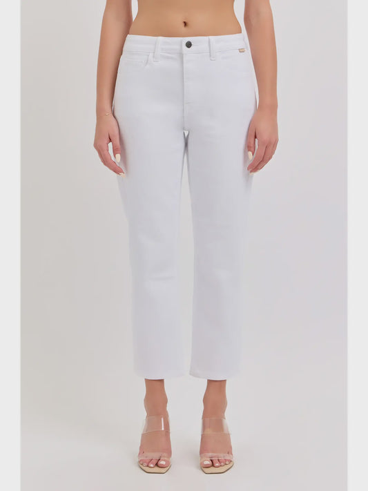 Mid Rise Crop Straight