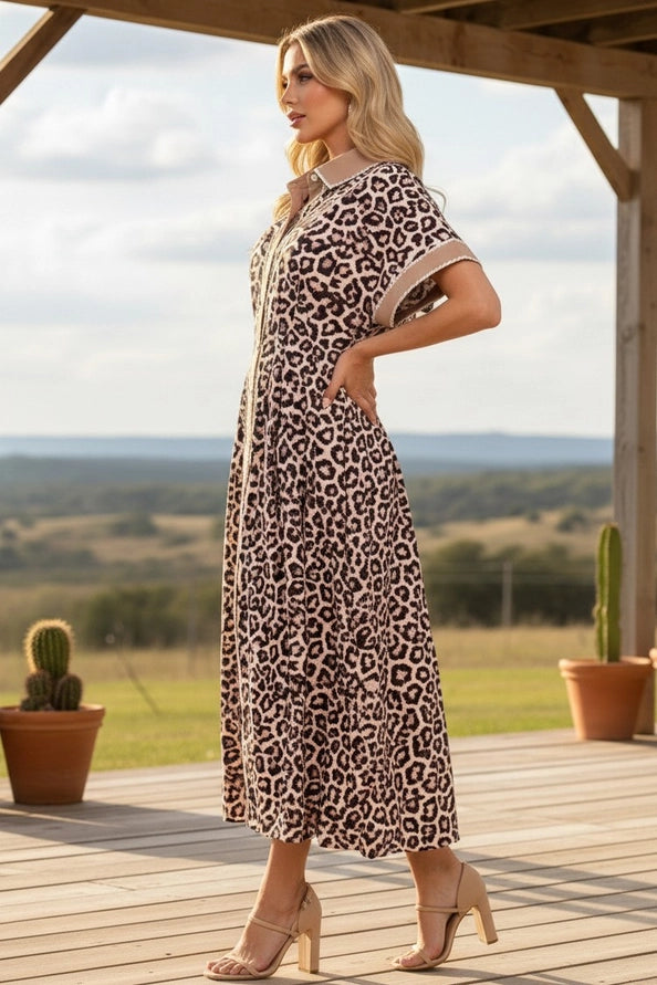 Leopard Midi Dress
