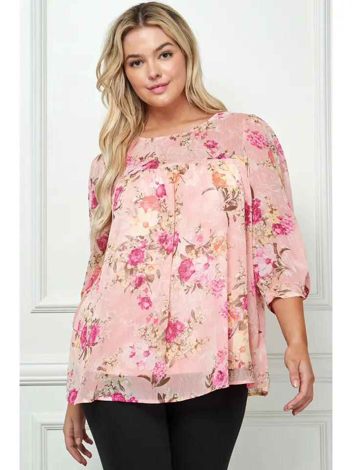 Front and Back Yoke Blouse