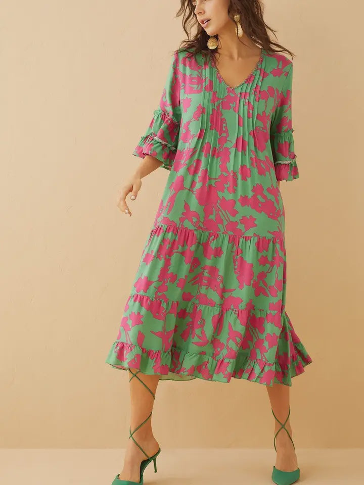 Joy Flow Midi Dress