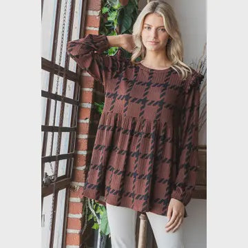 Block Hound Babydoll Top