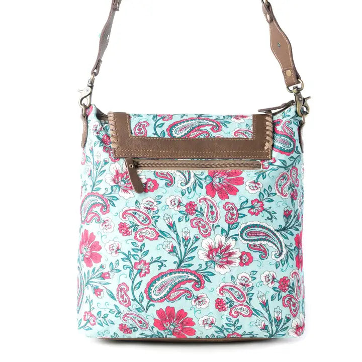Lagoon Lily Canvas Bag