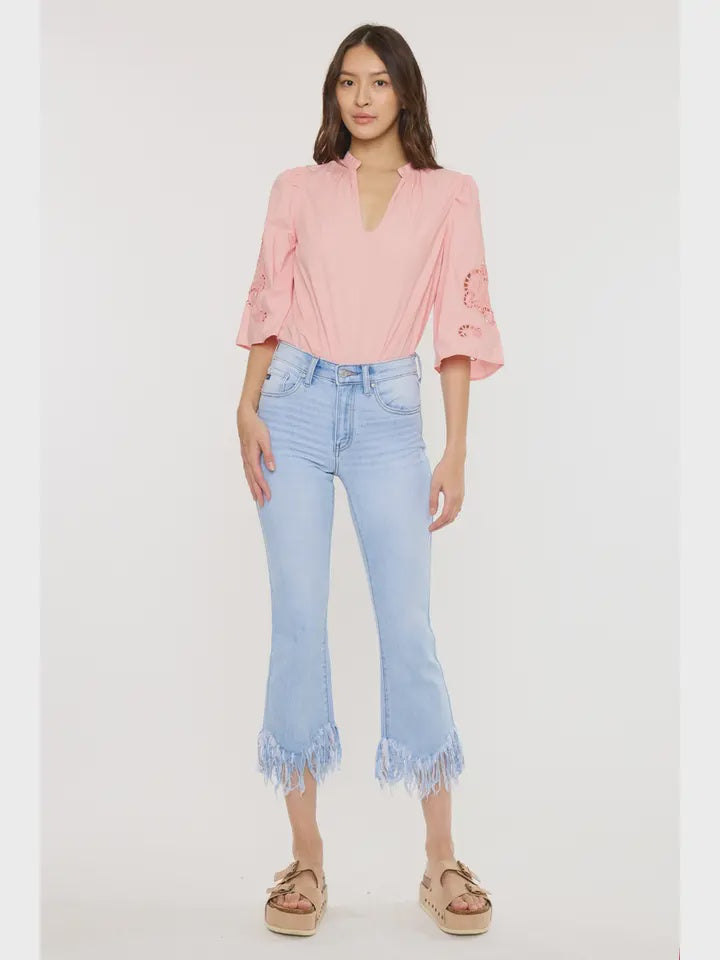 High Rise Scarecrow  Crop  Jean