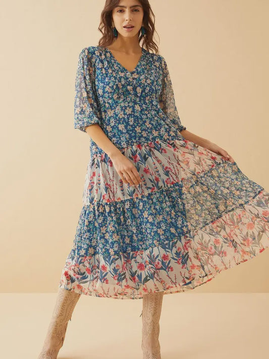 Cora Kaye Drop Waist Dress