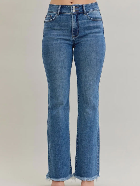 High Waisted Boot Cut Jean