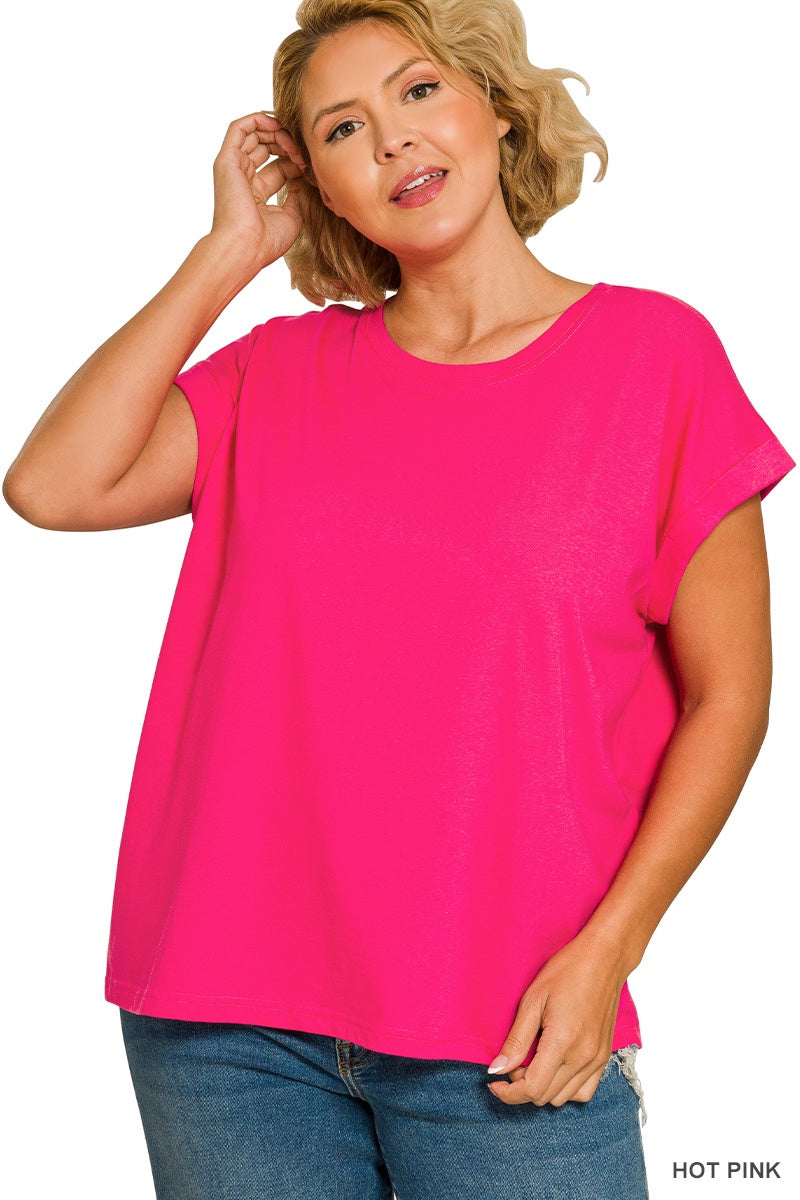 Plus Round Neck t-shirt