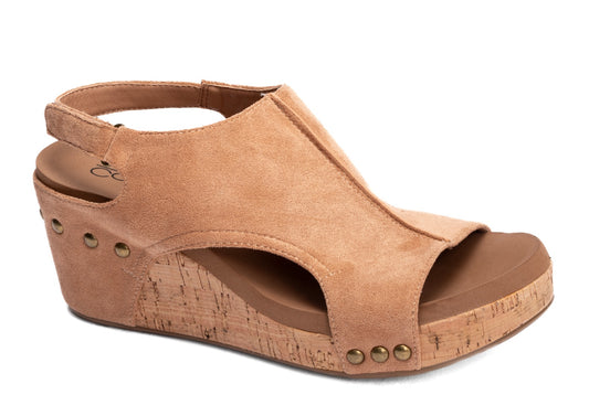 Faux Suede Carley Wedge