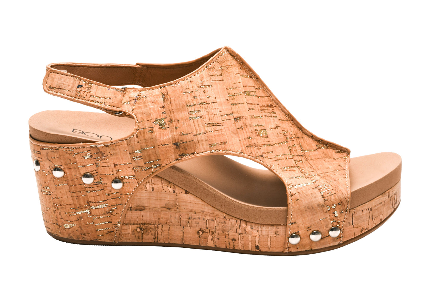 Glitter Cork Carley Wedge