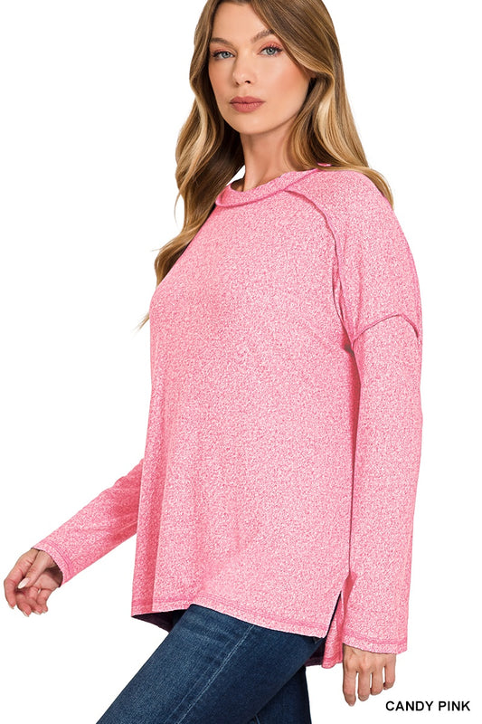 Melgance Hacci Exposed Heam Tee