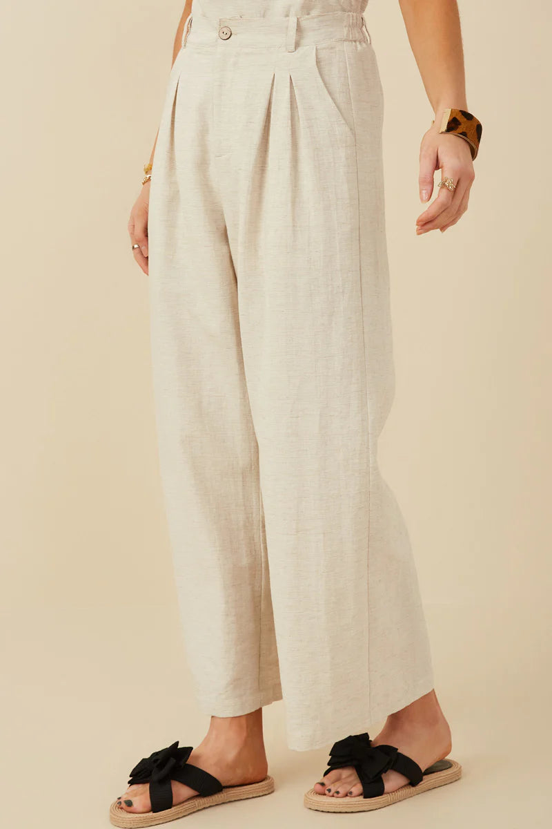 Textured Linen Pant