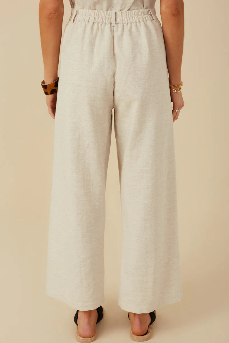 Textured Linen Pant